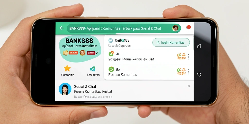Antarmuka pengguna BANK338 yang menarik dan fungsional.