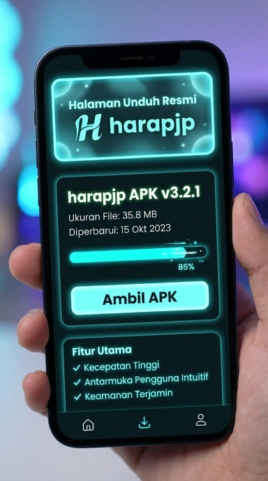 Tampilan halaman APK harapjp